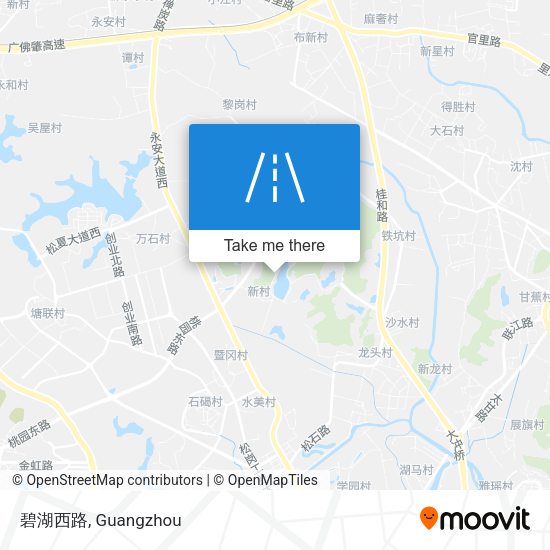 碧湖西路 map