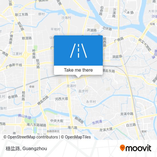 穗盐路 map