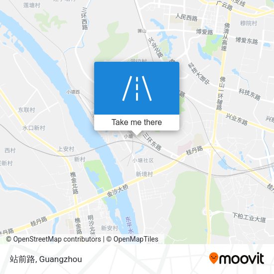 站前路 map