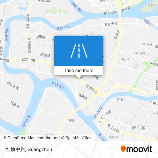红旗中路 map