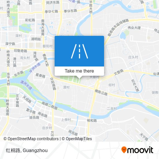 红棉路 map