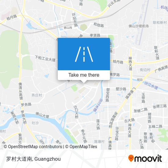 罗村大道南 map