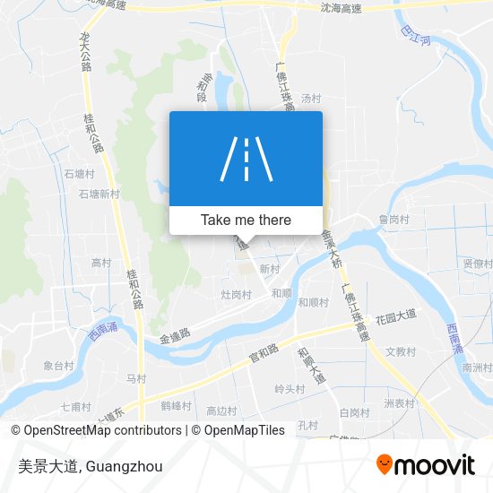 美景大道 map