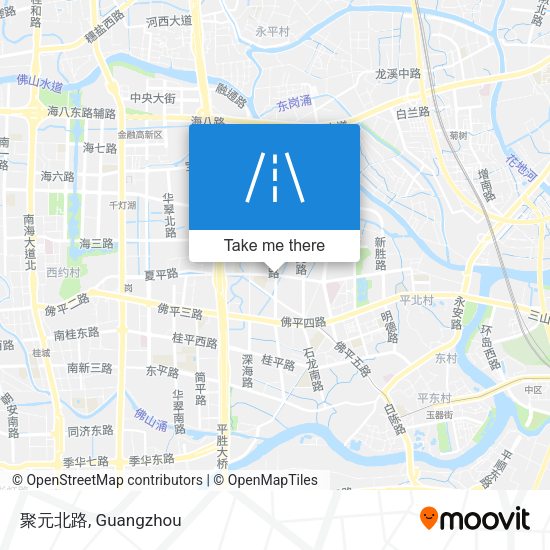 聚元北路 map