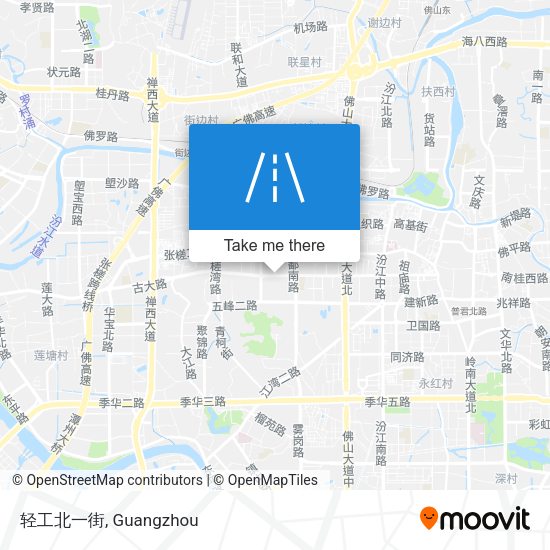 轻工北一街 map