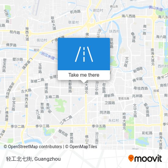 轻工北七街 map