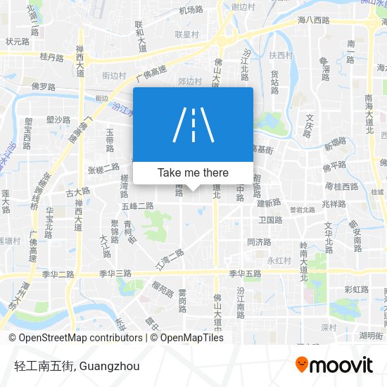 轻工南五街 map