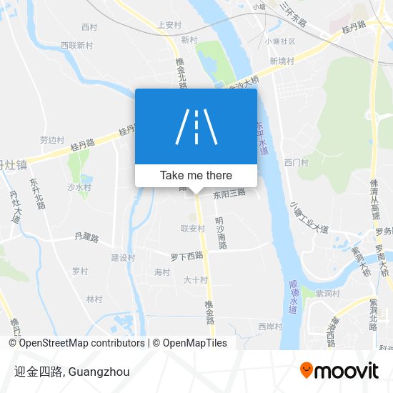 迎金四路 map