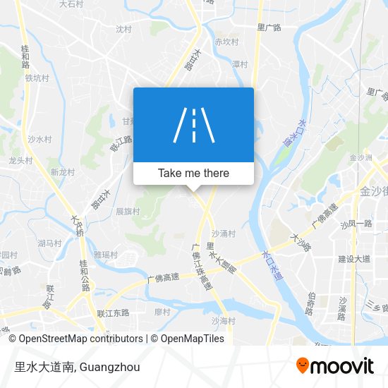里水大道南 map