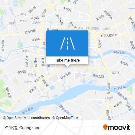 金业路 map