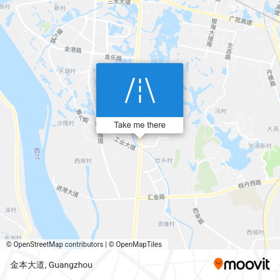 金本大道 map