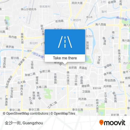 金沙一街 map