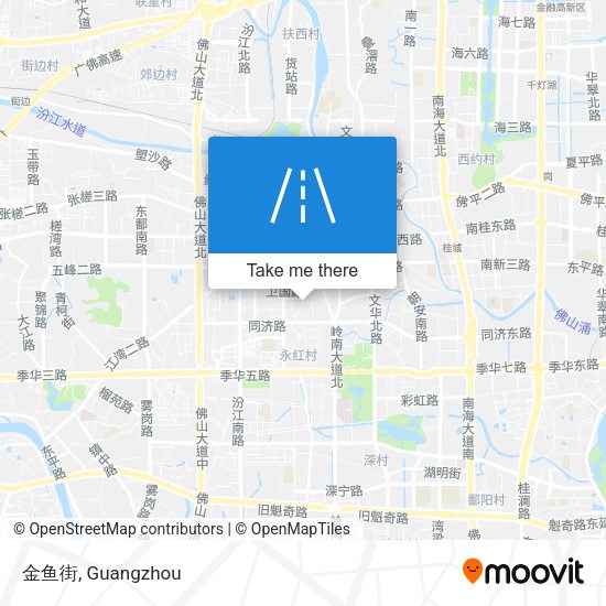 金鱼街 map
