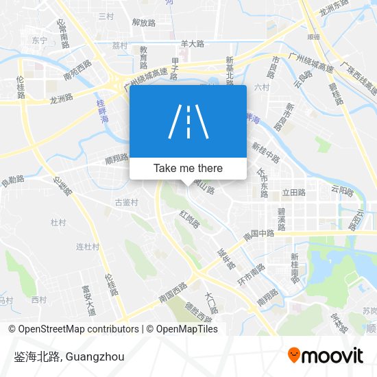 鉴海北路 map