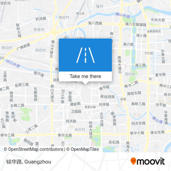 锦华路 map