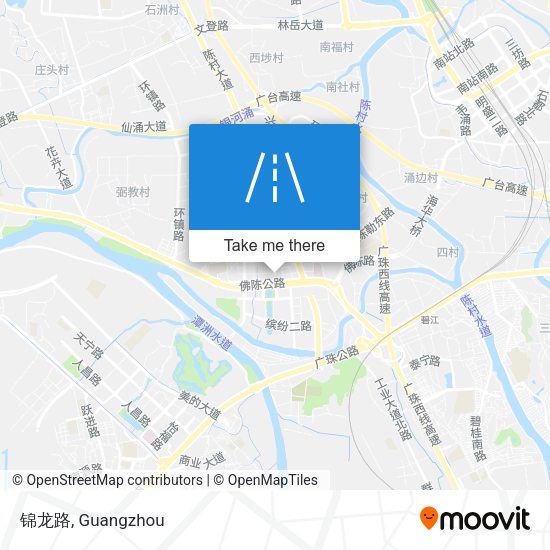 锦龙路 map