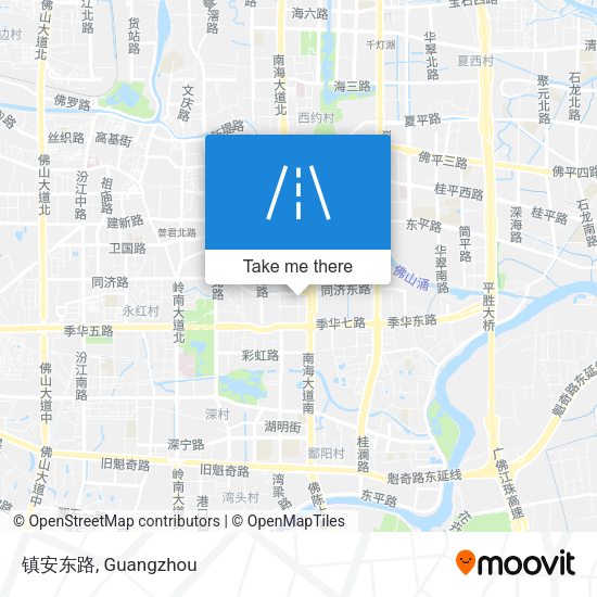 镇安东路 map