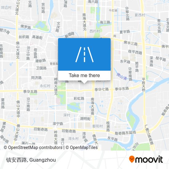 镇安西路 map