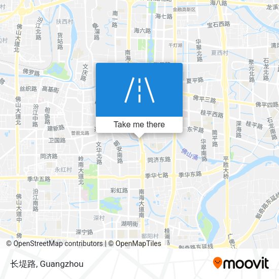 长堤路 map