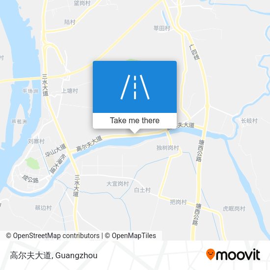 高尔夫大道 map