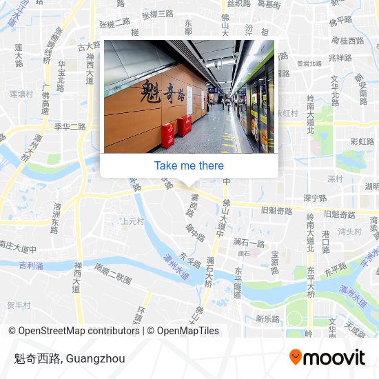 魁奇西路 map