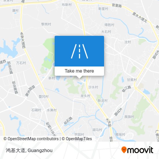 鸿基大道 map