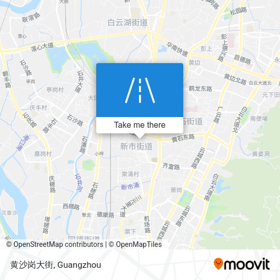 黄沙岗大街 map
