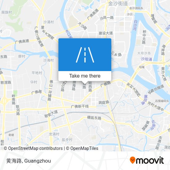 黄海路 map