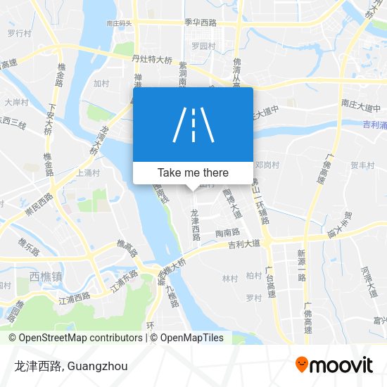 龙津西路 map