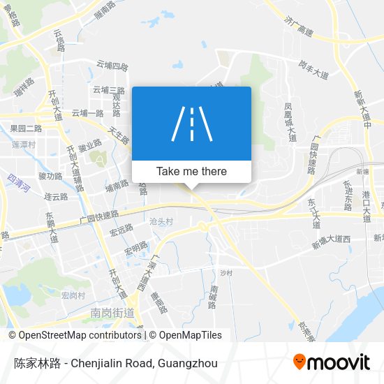 陈家林路 - Chenjialin Road map