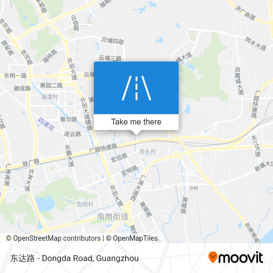 东达路 - Dongda Road map