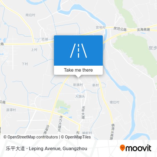 乐平大道 - Leping Avenue map