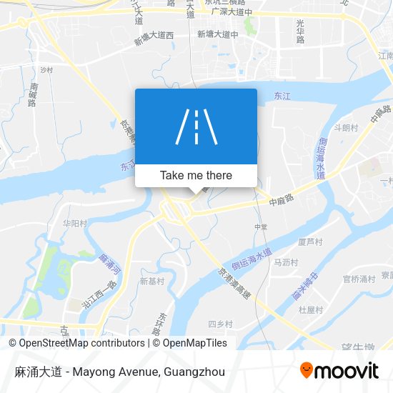 麻涌大道 - Mayong Avenue map