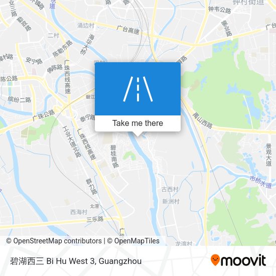 碧湖西三 Bi Hu West 3 map