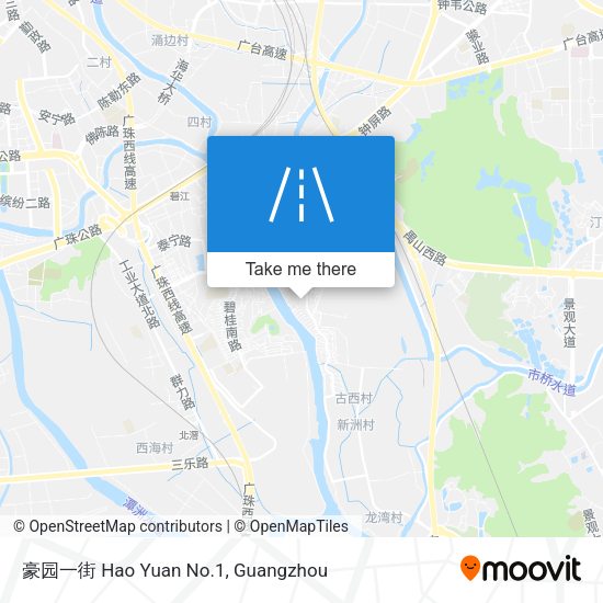 豪园一街 Hao Yuan No.1 map