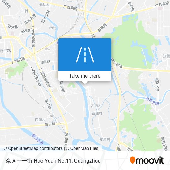 豪园十一街 Hao Yuan No.11 map