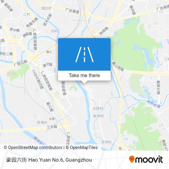 豪园六街 Hao Yuan No.6 map