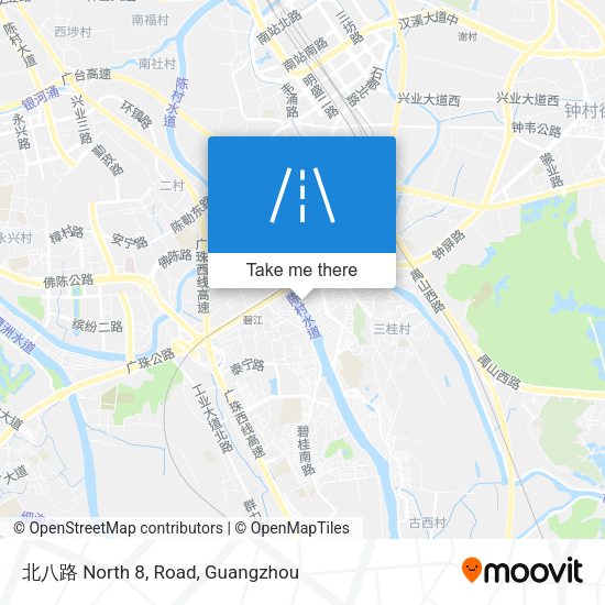 北八路 North 8, Road map