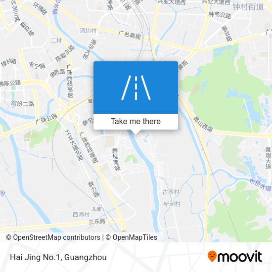 Hai Jing No.1 map