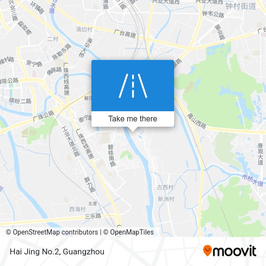 Hai Jing No.2 map