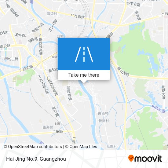 Hai Jing No.9 map