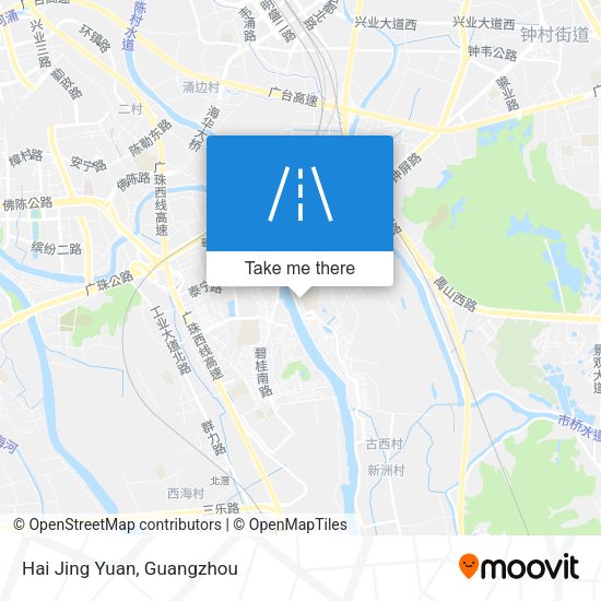Hai Jing Yuan map