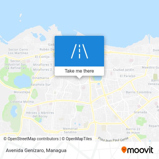 Mapa de Avenida Genízaro