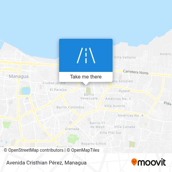 Mapa de Avenida Cristhian Pérez