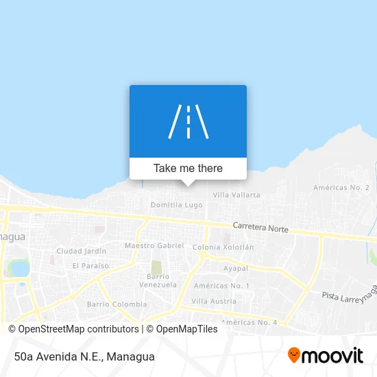 50a Avenida N.E. map