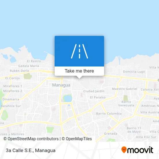 Mapa de 3a Calle S.E.