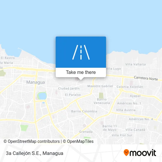Mapa de 3a Callejón S.E.