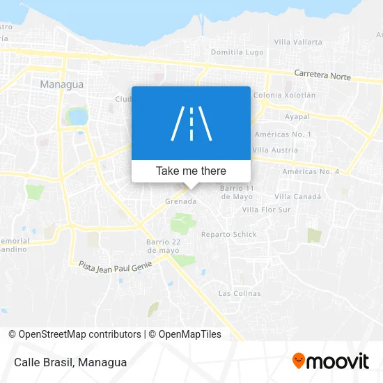 Calle Brasil map