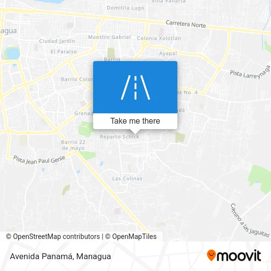 Avenida Panamá map