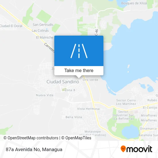 Mapa de 87a Avenida No